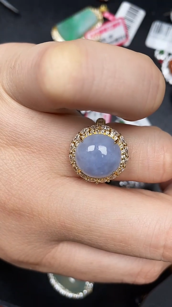 银S925镶嵌戒指翡翠3520