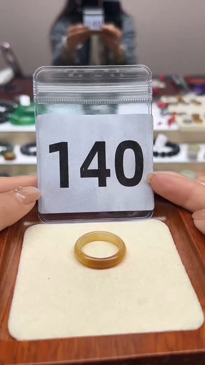 【闪购商品】和田玉戒指未镶嵌港码15号，内径17.3mm