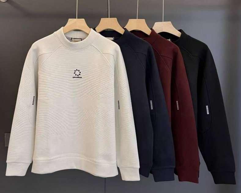 男装 微阔版加绒宽松卫衣男士长袖百搭男士冬季新款长袖卫衣87299