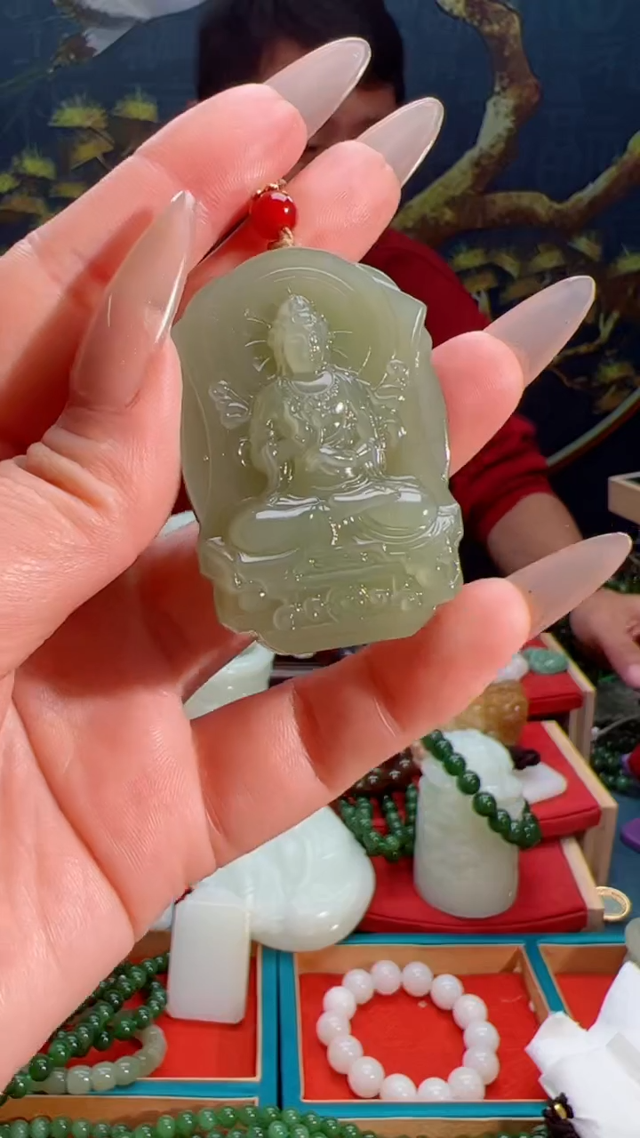 【闪购商品】和田玉吊坠未镶嵌1