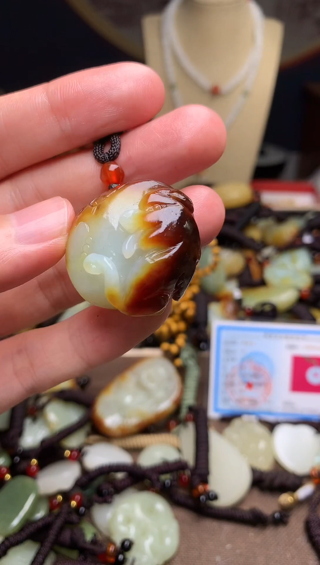 颈饰未镶嵌和田玉新疆料青海料清水和田玉吊坠