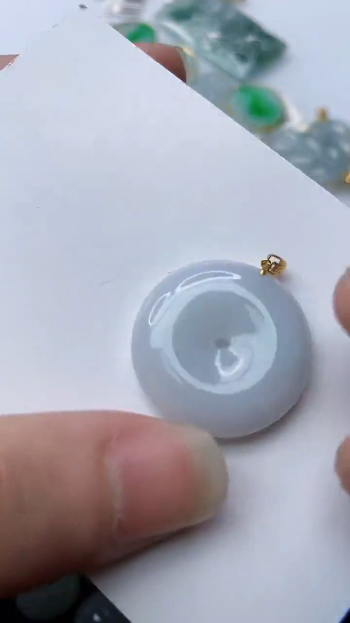 【闪购商品】翡翠颈饰18K金镶嵌23..........