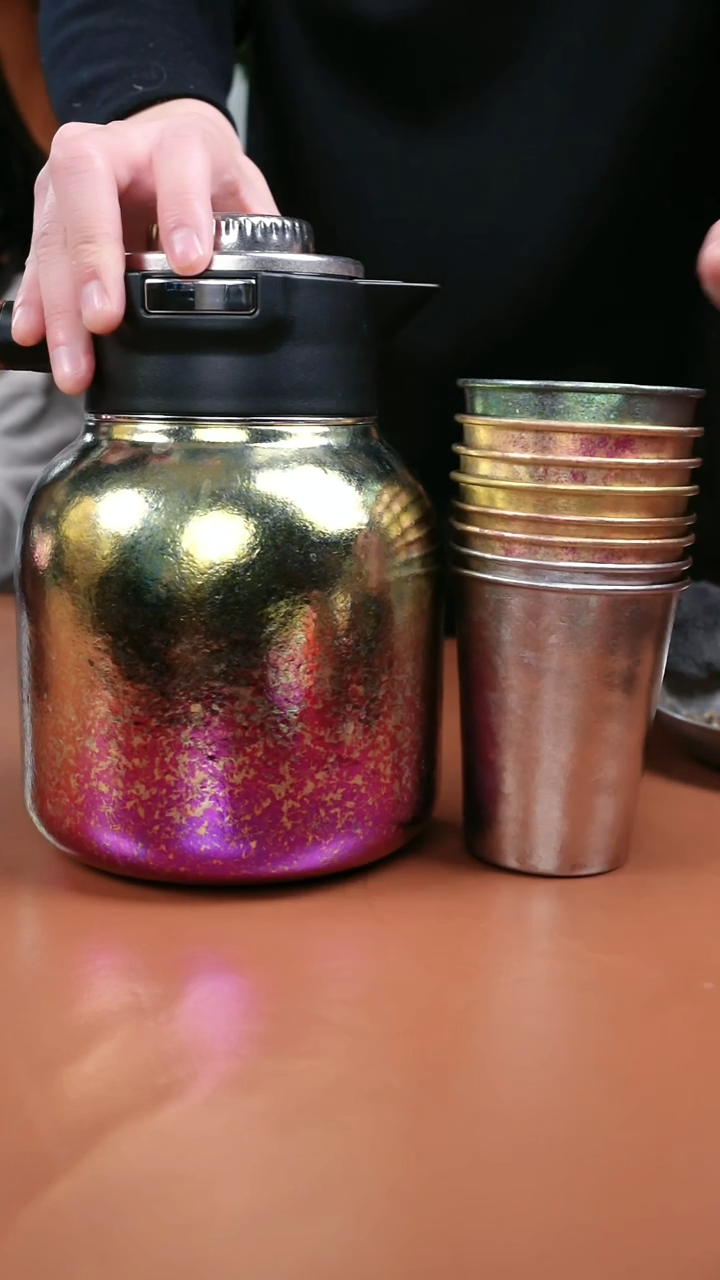 1辉哥粉丝福利 把把胡 把把壶+7个纯钛可乐杯 渐变