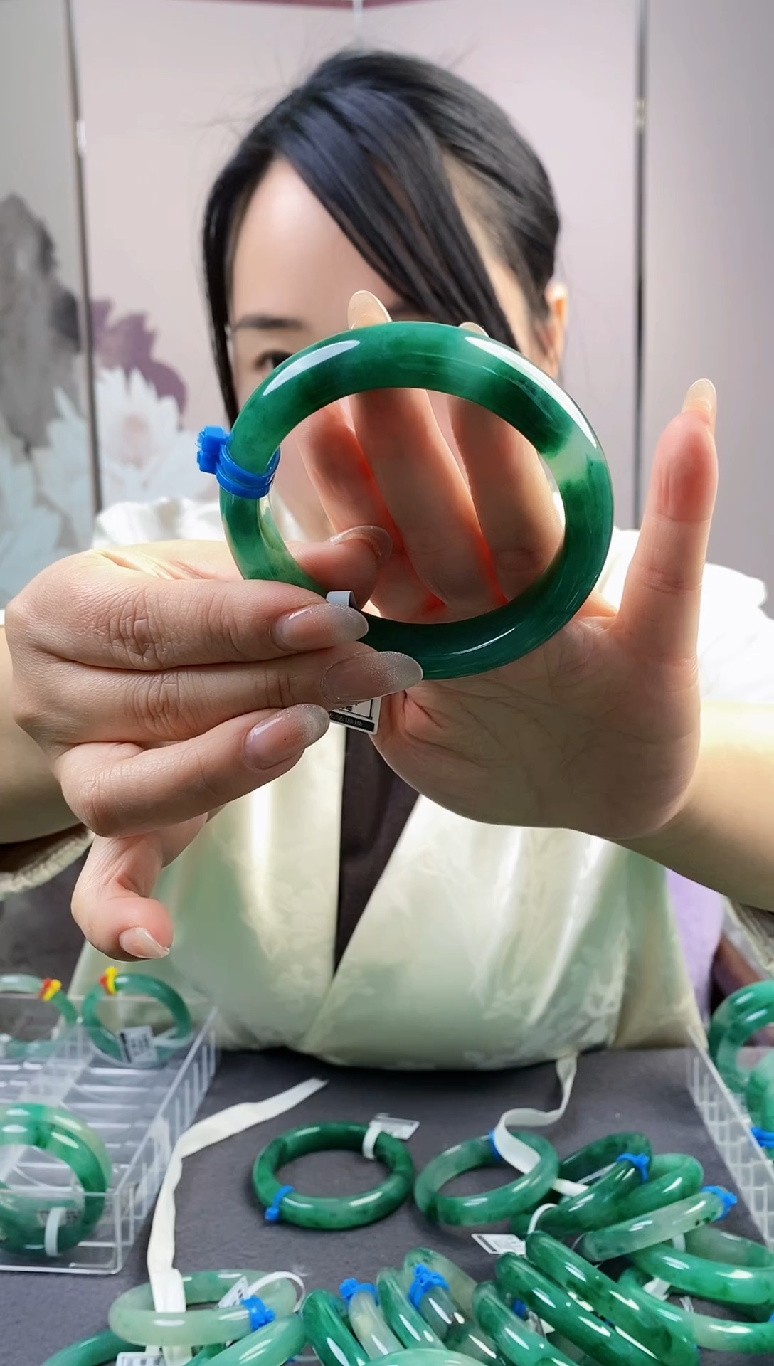 【闪购商品】石英质玉手镯未镶嵌20