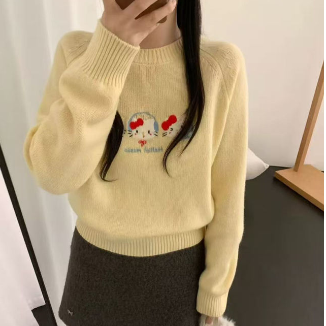 Andme•25冬~时尚KT毛衣（会起球）9721黄色15--11