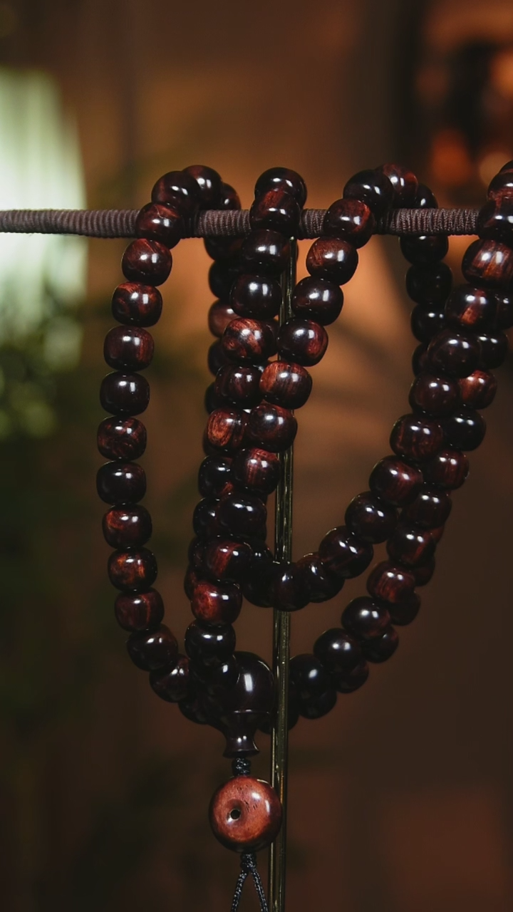 【闪购商品】黄花梨/降香黄檀手串/手链海南黄花梨0.8cm老型