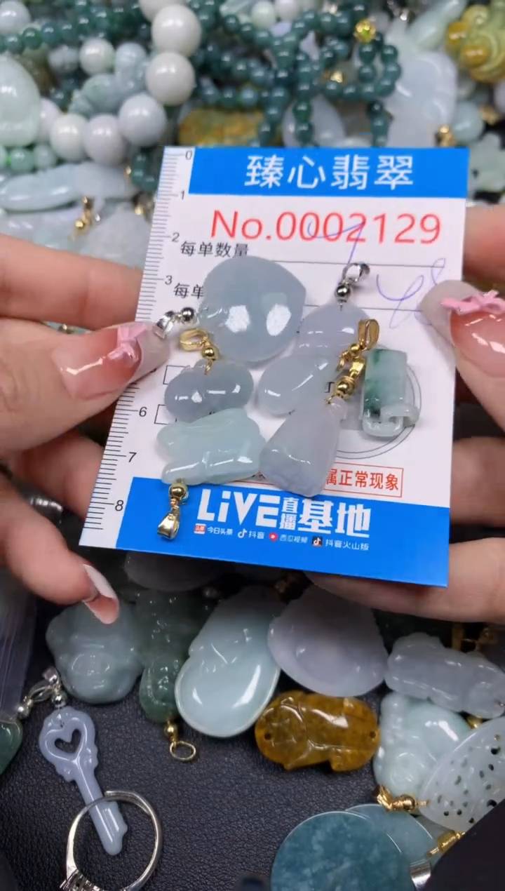 【闪购商品】翡翠颈饰未镶嵌含绳0002129