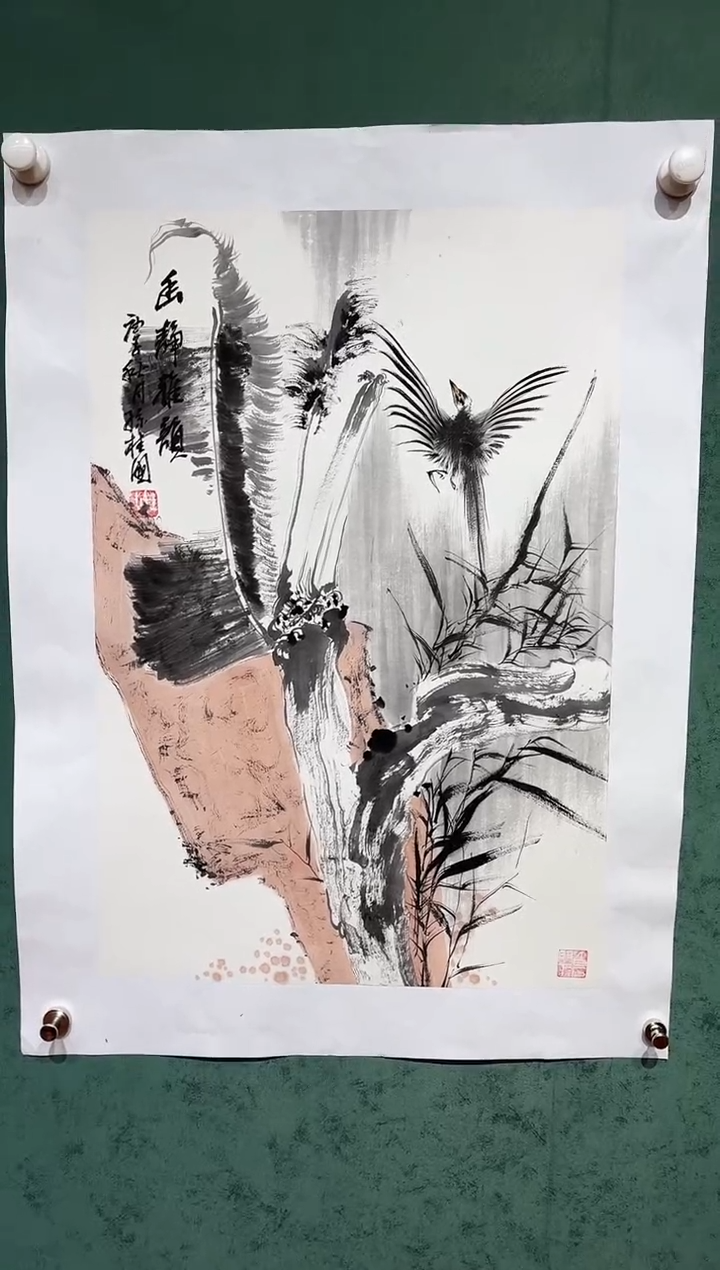 【闪购商品】国画孙桂国老师字画带亲笔合影证书30-5
