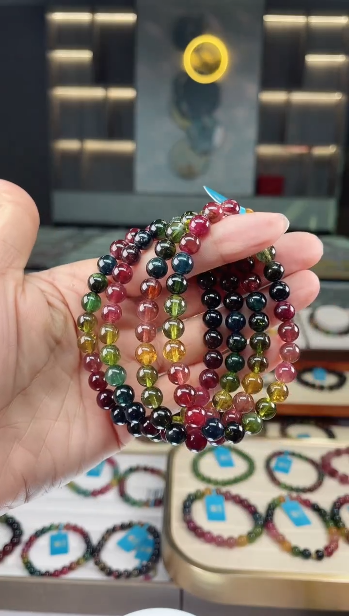 【闪购商品】碧玺单圈手串未镶嵌（多样性发一条）Q
