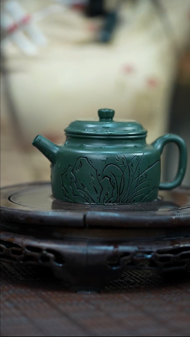 茶壶紫砂宜兴紫砂岁颐传砂原矿全手19