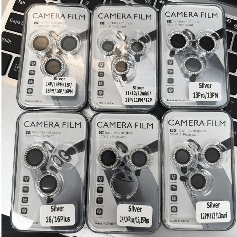 闪钻镜头膜适用苹果系列手机后置摄像头防刮高清保护贴zph