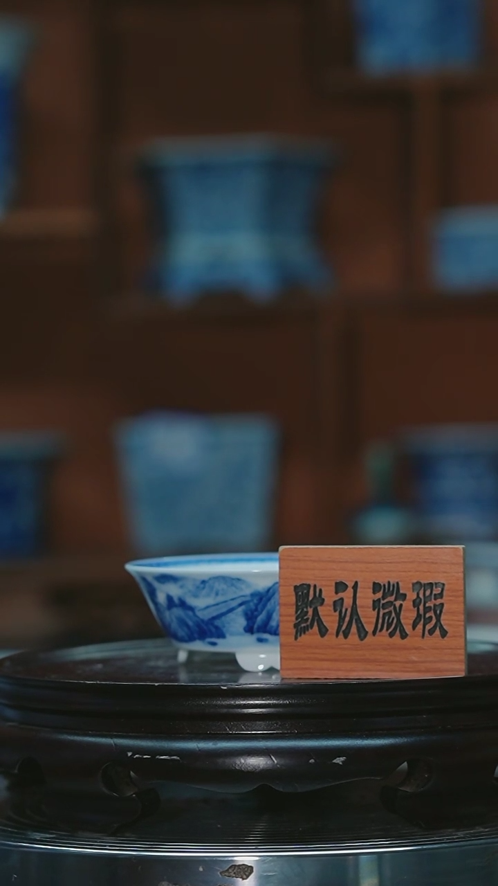 【闪购商品】白泥花盆手绘陶瓷内口72高27深