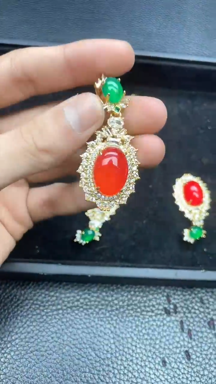 【闪购商品】玛瑙/玉髓吊坠(不含链)合金吊坠-HGTD41502