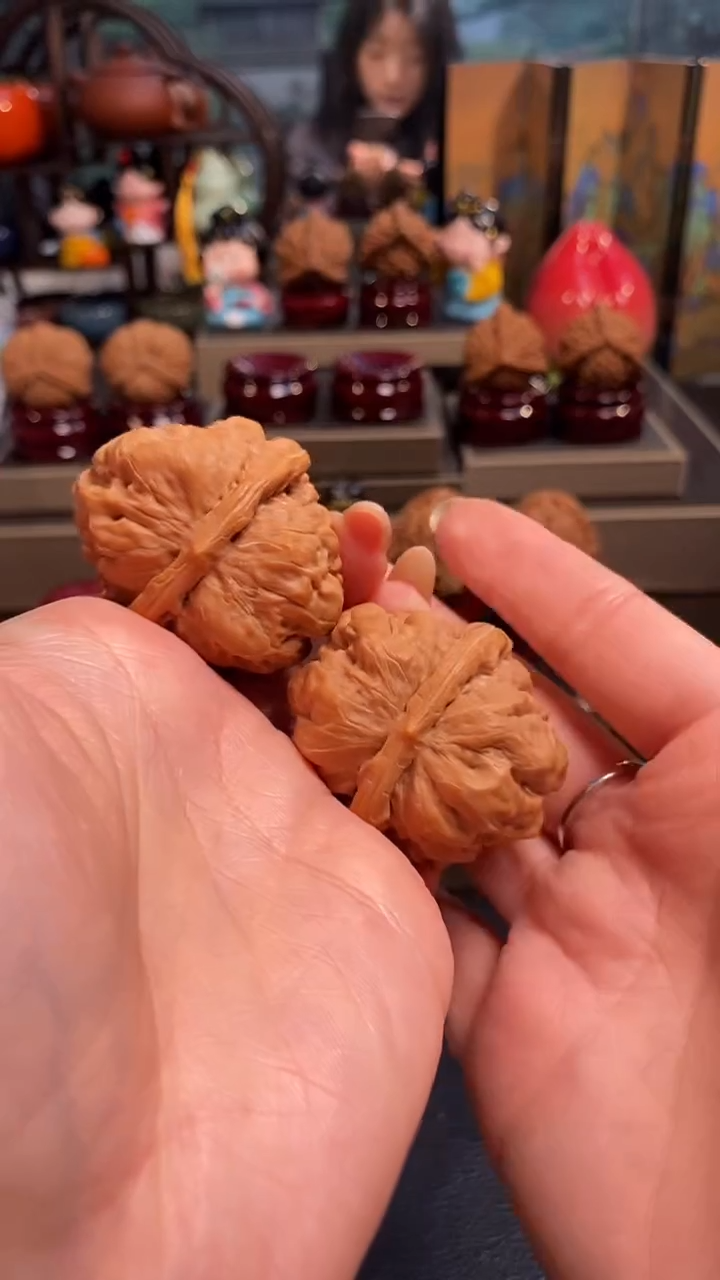 【闪购商品】文玩核桃把件H410蛤蟆头41