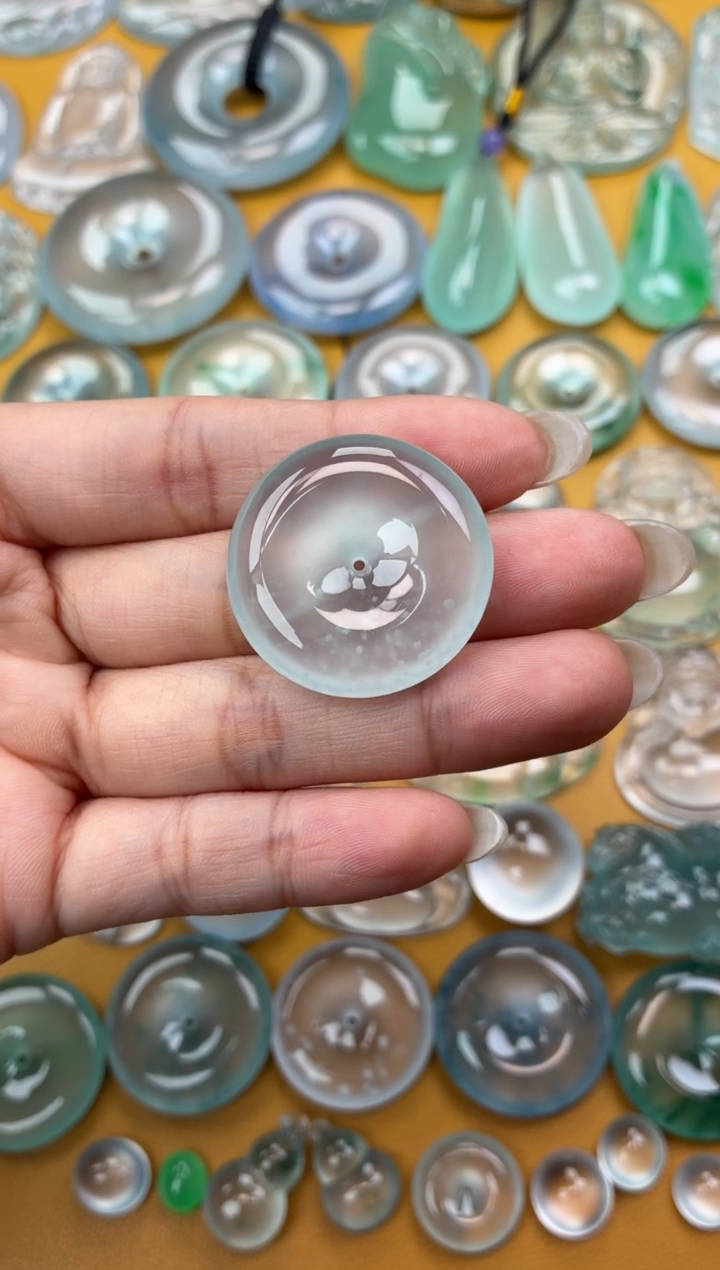 吊坠(不含链)未镶嵌翡翠38 平安扣 29.6 6.7