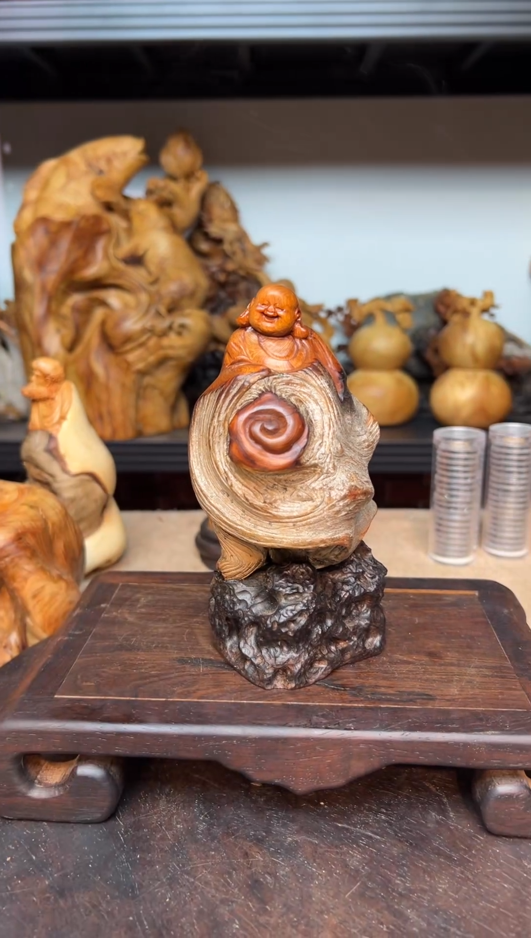 柏木（崖柏）崖柏雕刻件