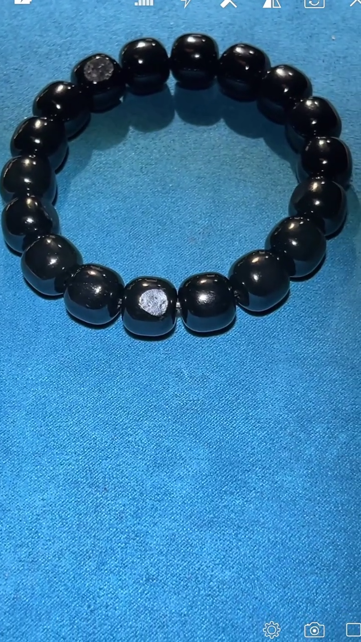 【闪购商品】和田玉MO未镶嵌黑青老型珠手串