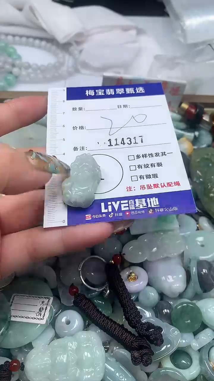 吊坠(不含链)未镶嵌翡翠20