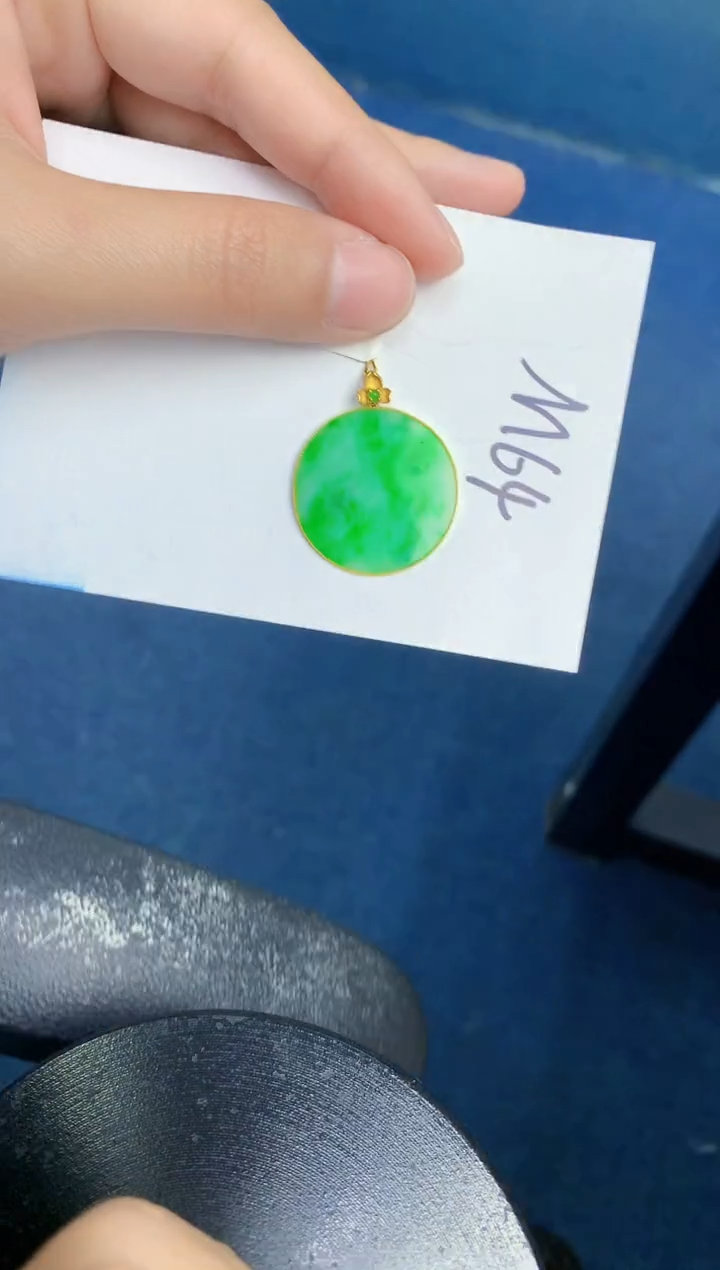 【闪购商品】翡翠颈饰18K金镶嵌000000000