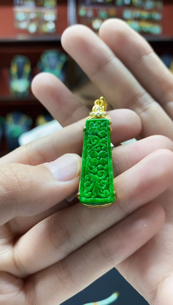 颈饰未镶嵌翡翠翡翠吊坠
