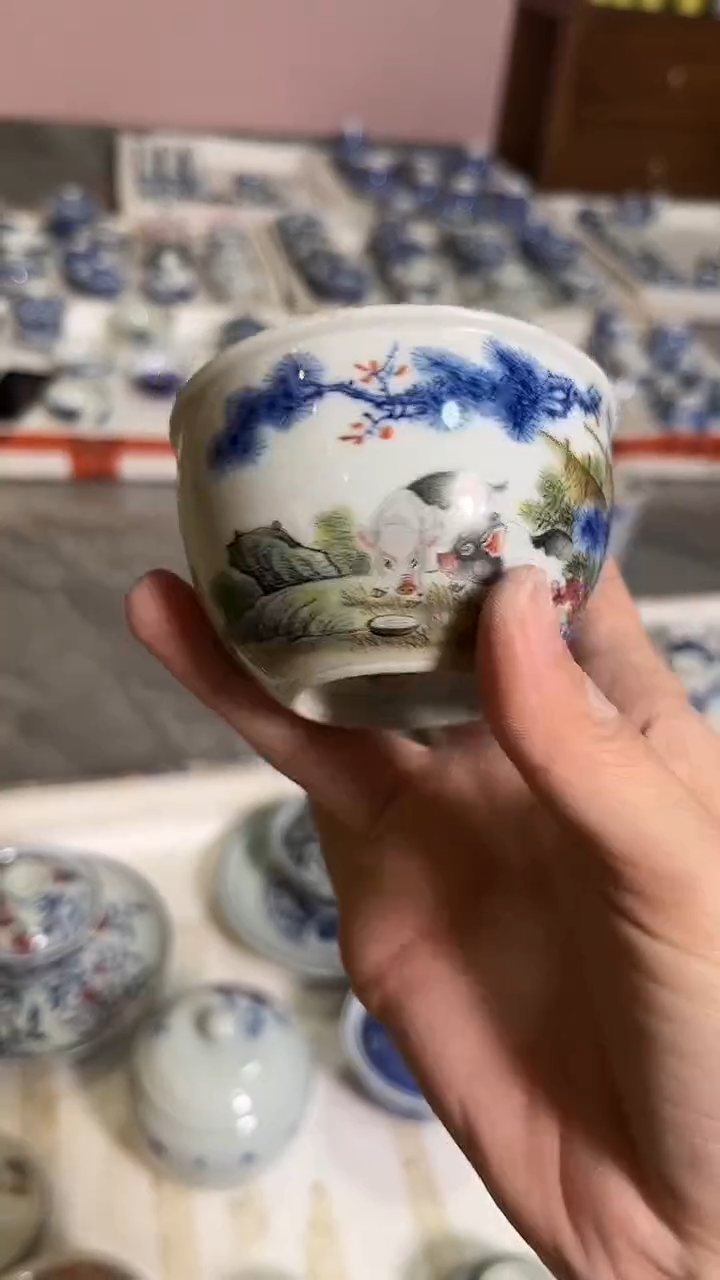 摆件瓷猪 景德镇精品茶器