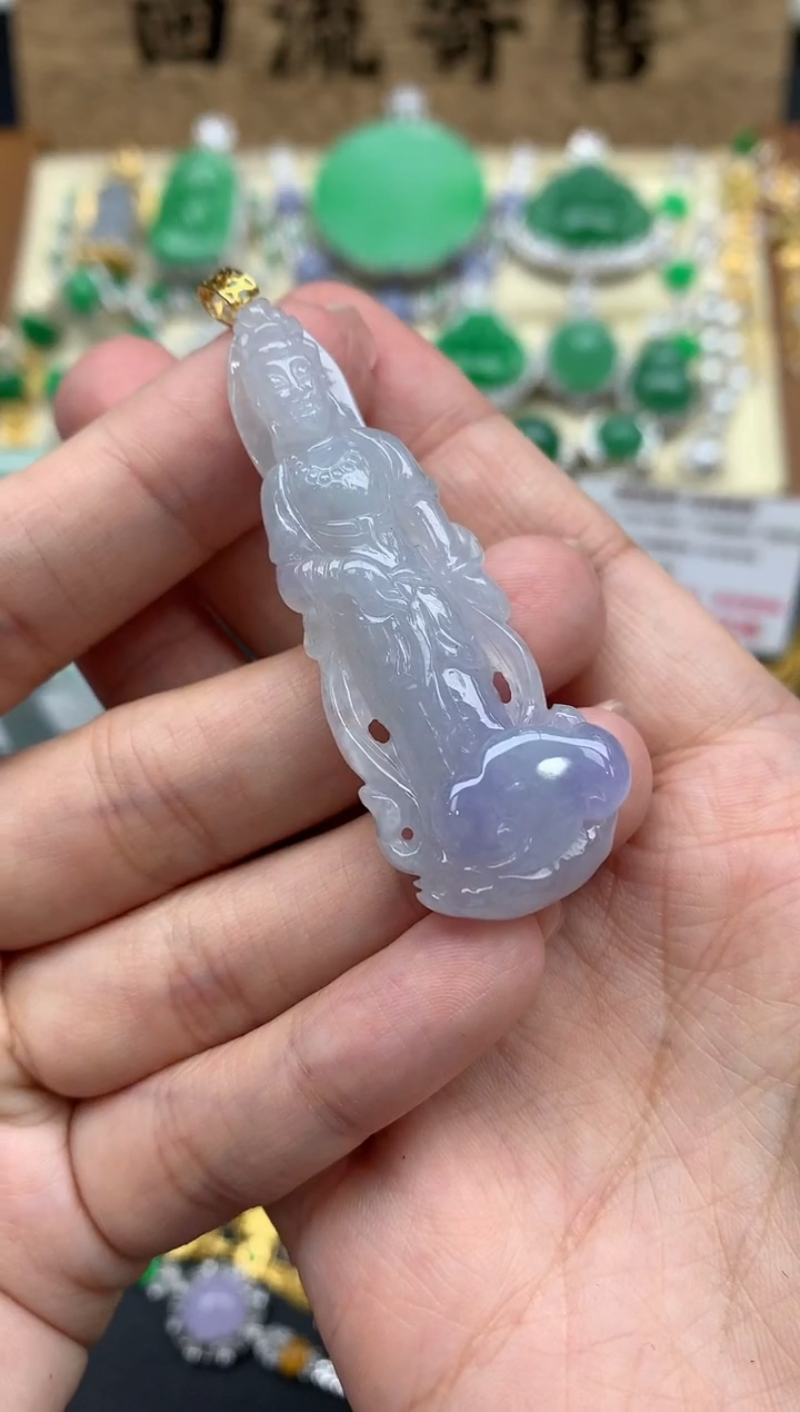 【闪购商品】翡翠颈饰18K金镶嵌173-中国好珍宝