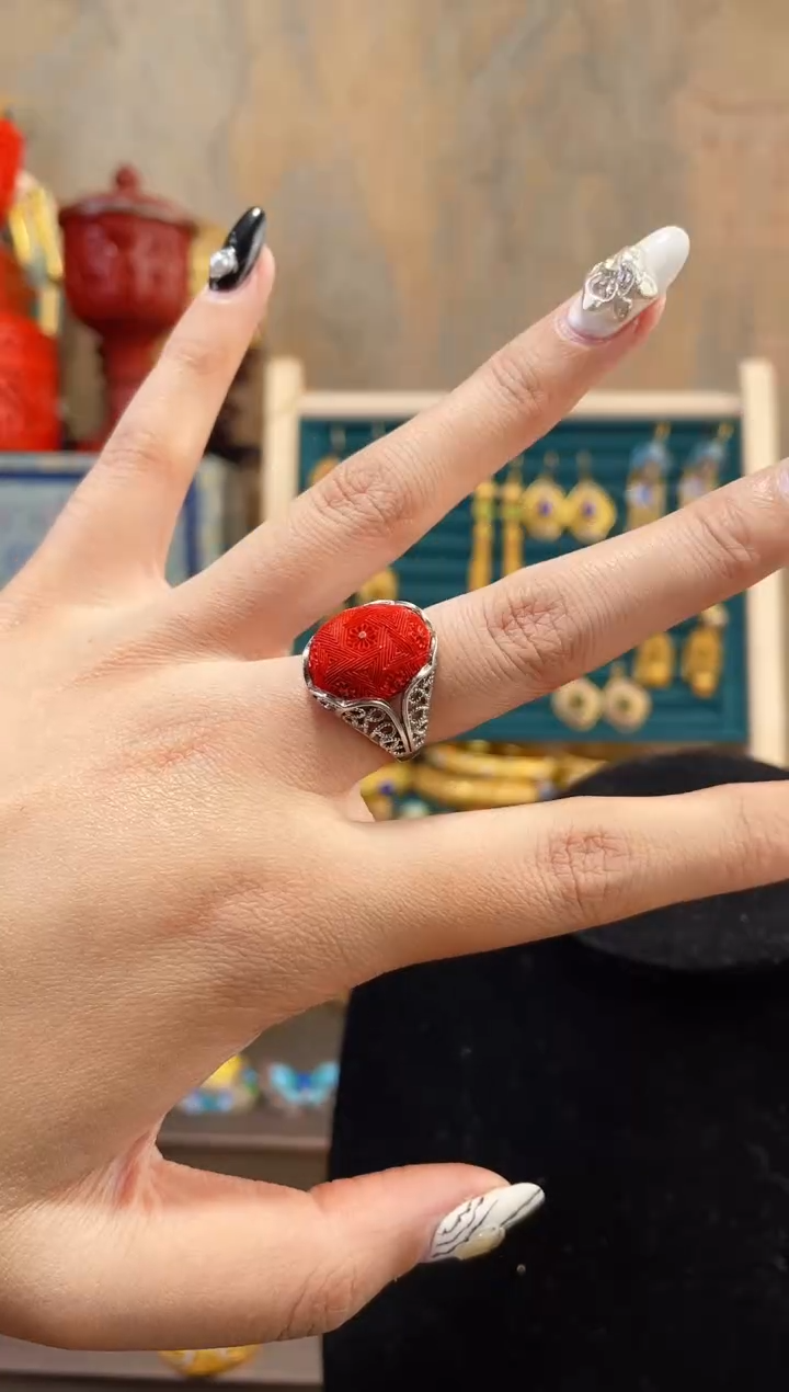 【闪购商品】非遗雕漆精品戒指