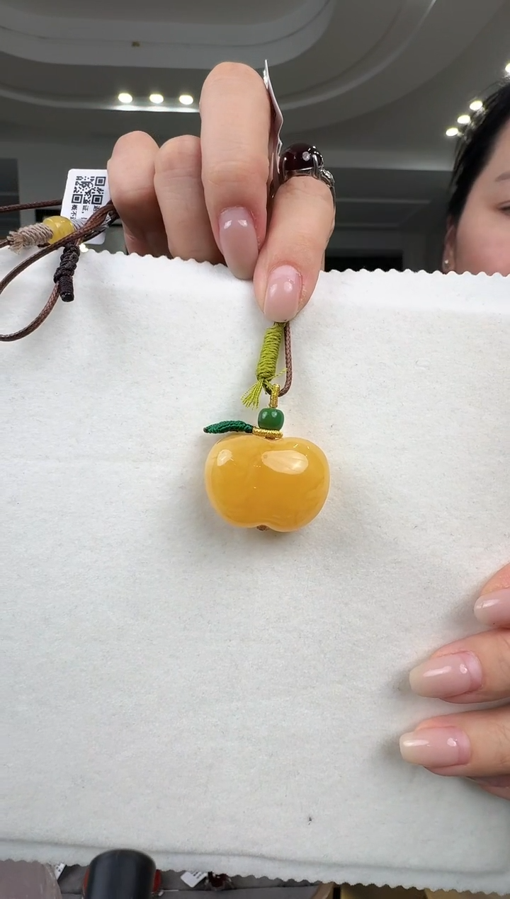 蜜蜡吊坠(不含链)未镶嵌3**6蜜蜡苹果