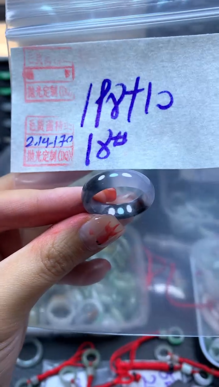 【闪购商品】定制翡翠未镶嵌翡翠208元18#毛货需精细抛光170