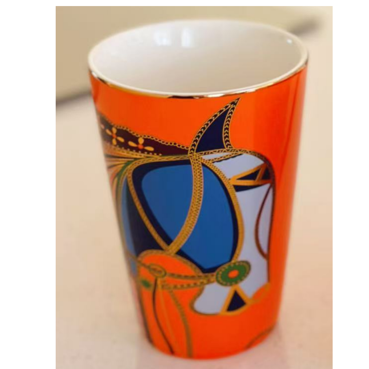 欧式宫廷轻奢复古 精致陶瓷创意爱玛家用 高级喝水杯情侣杯马克杯