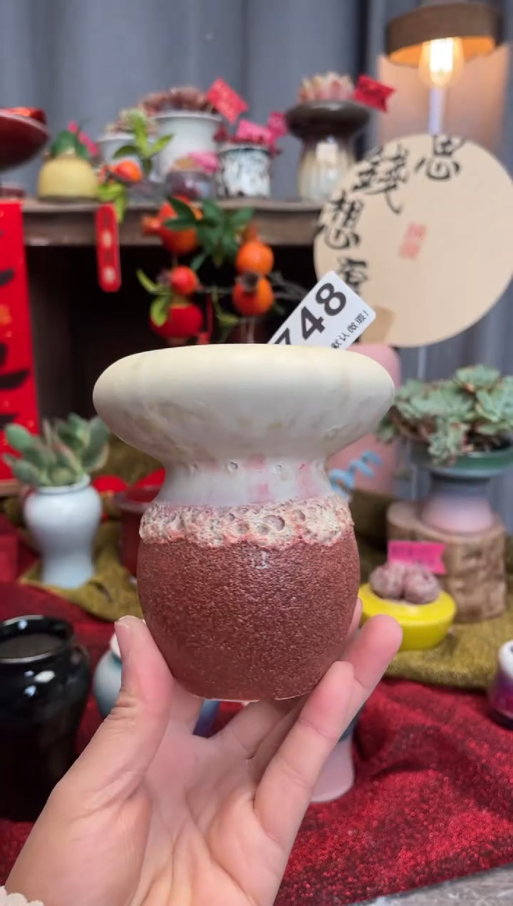 【闪购商品】摆件748知木小芳花盆编号