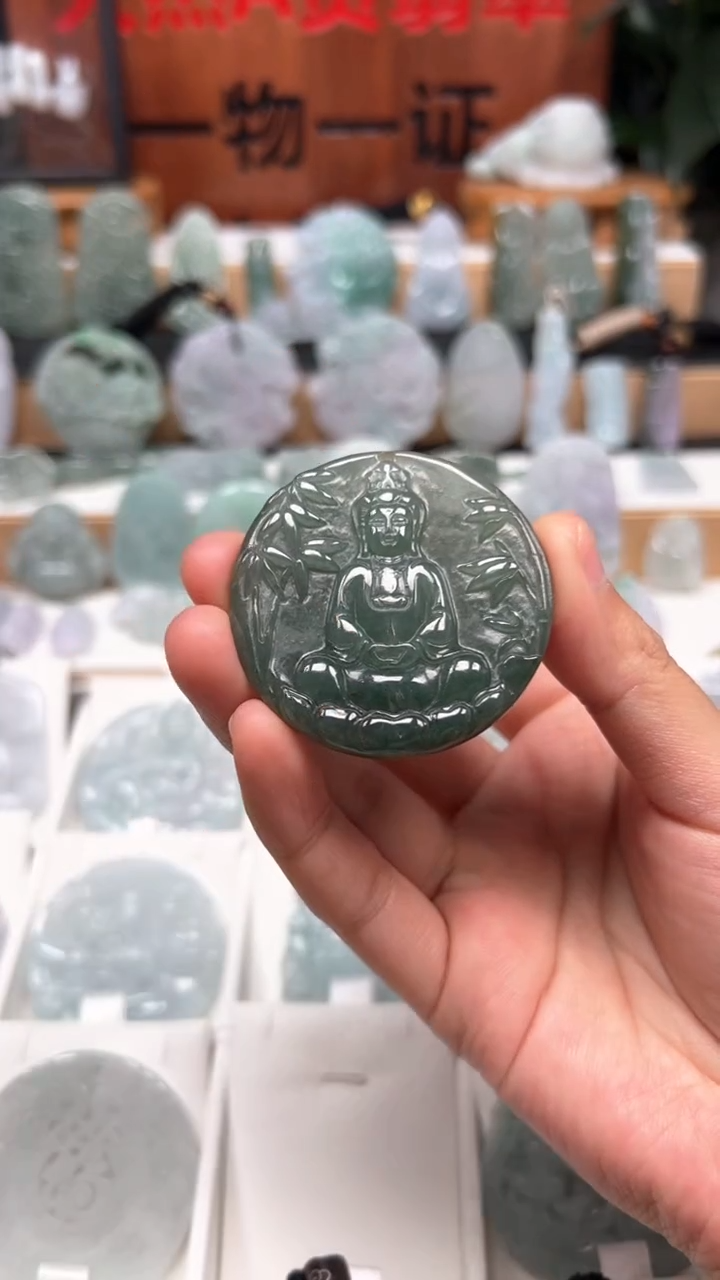 【闪购商品】翡翠颈饰未镶嵌天然A货翡翠1/23/16