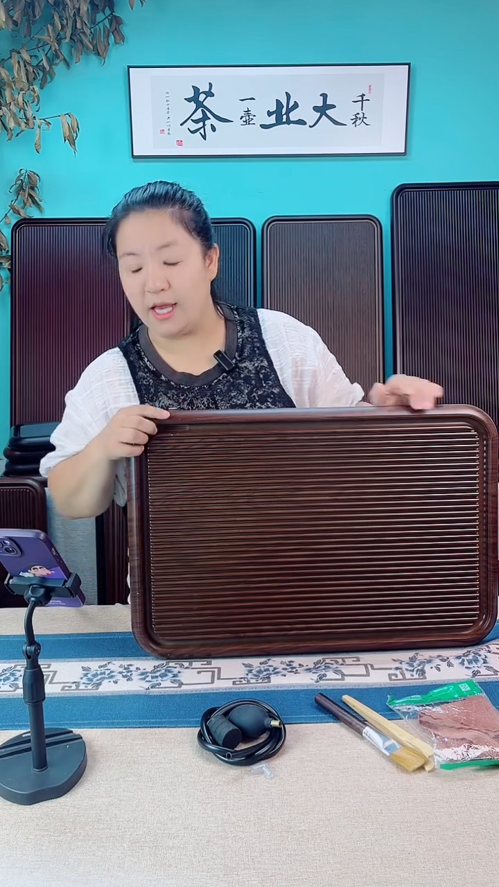 大海黄色款式茶盘60*40*4