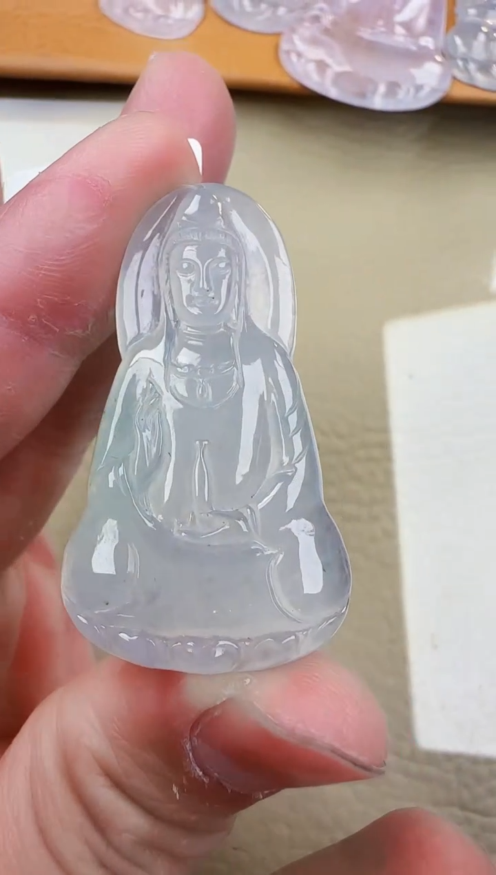 翡翠未镶嵌颈饰天然缅甸翡翠a货