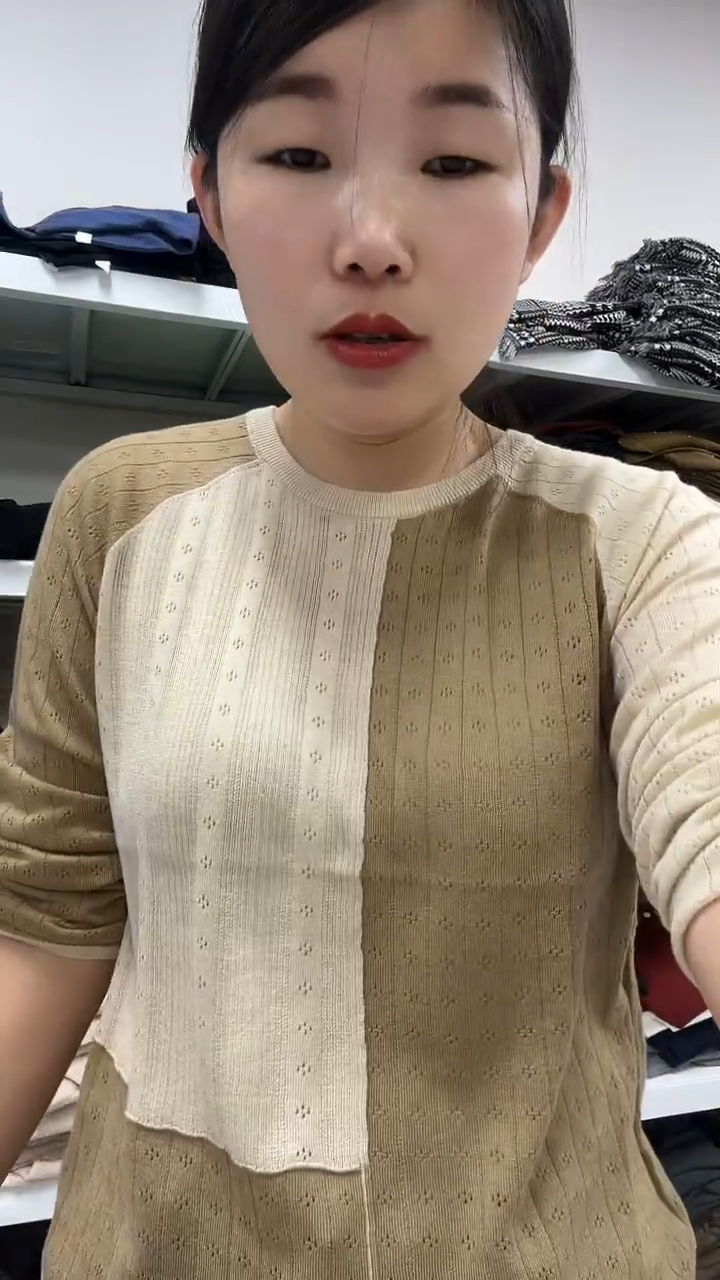 拼接长袖         