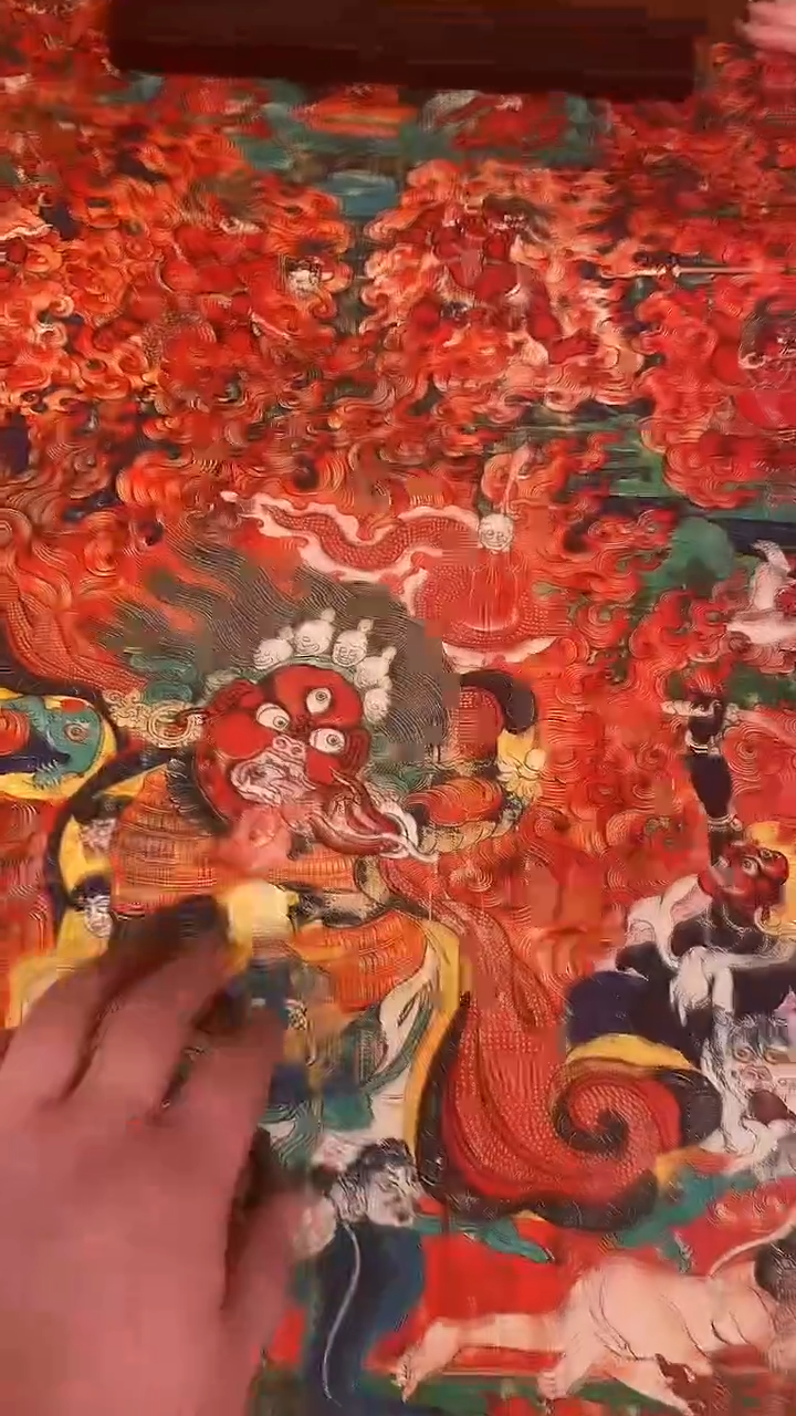 装裱画精美唐卡tk16301