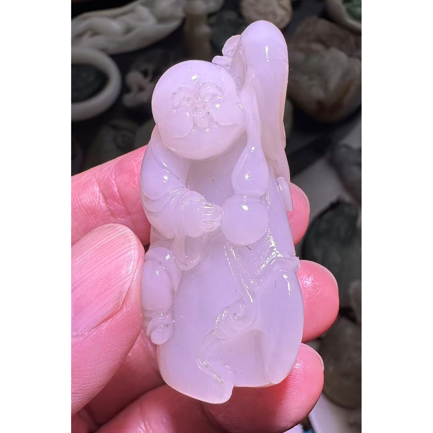 和田玉精品手把件