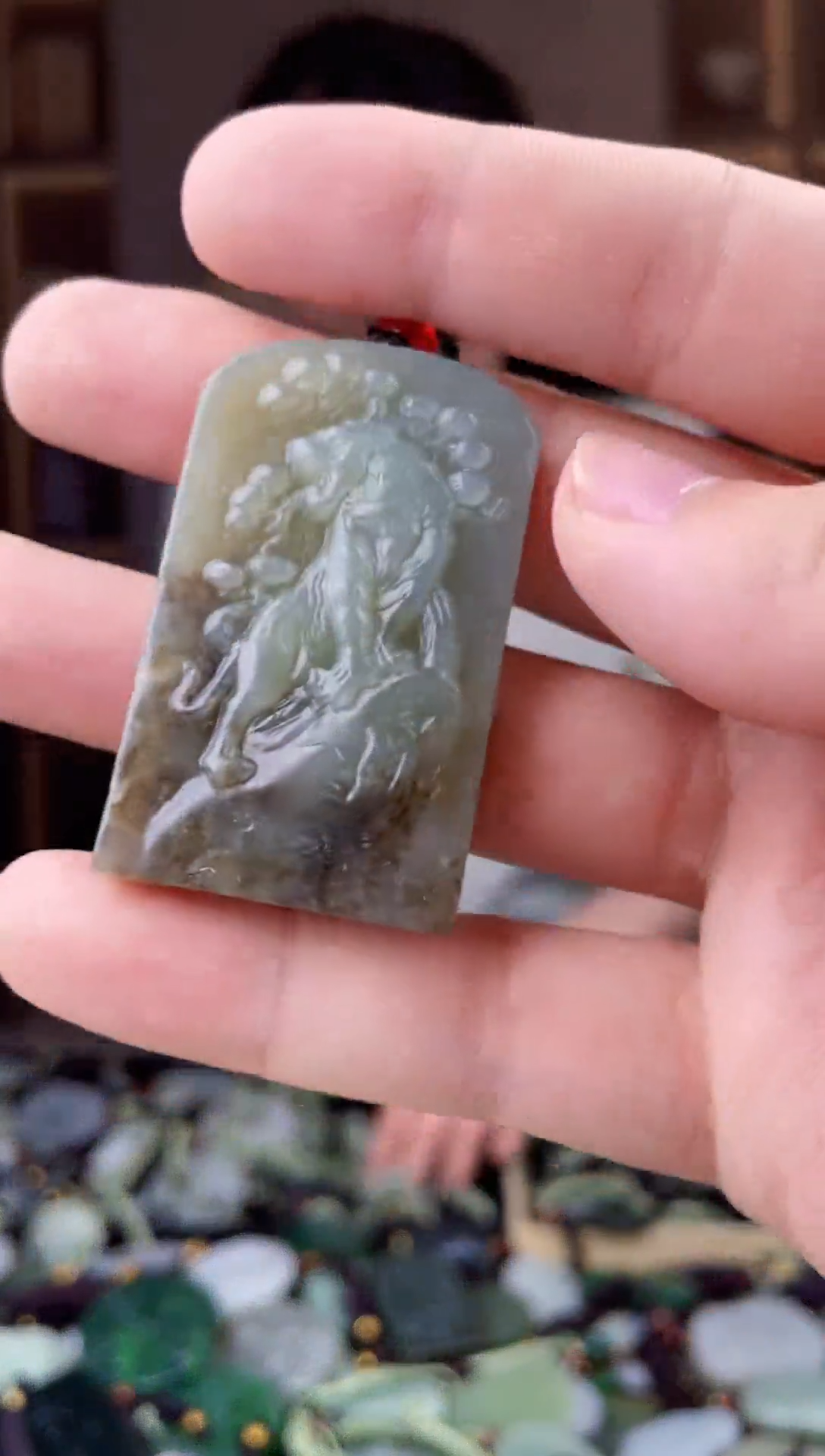 颈饰未镶嵌和田玉拍一发一，多样性发货