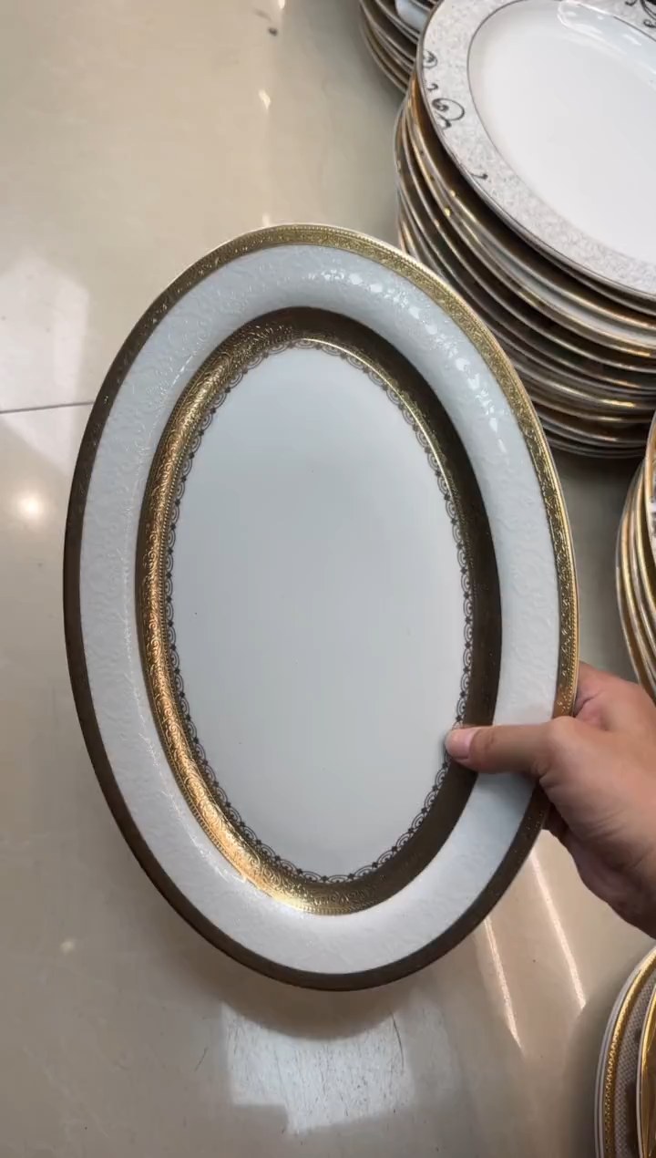 【闪购商品】瓷片14英寸鱼盘福利款