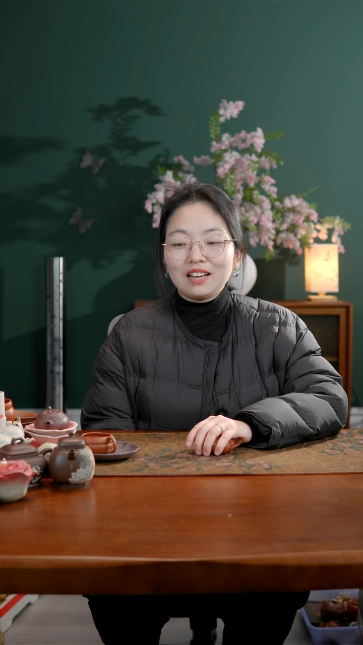 茶壶紫砂刻字扁南瓜小壶