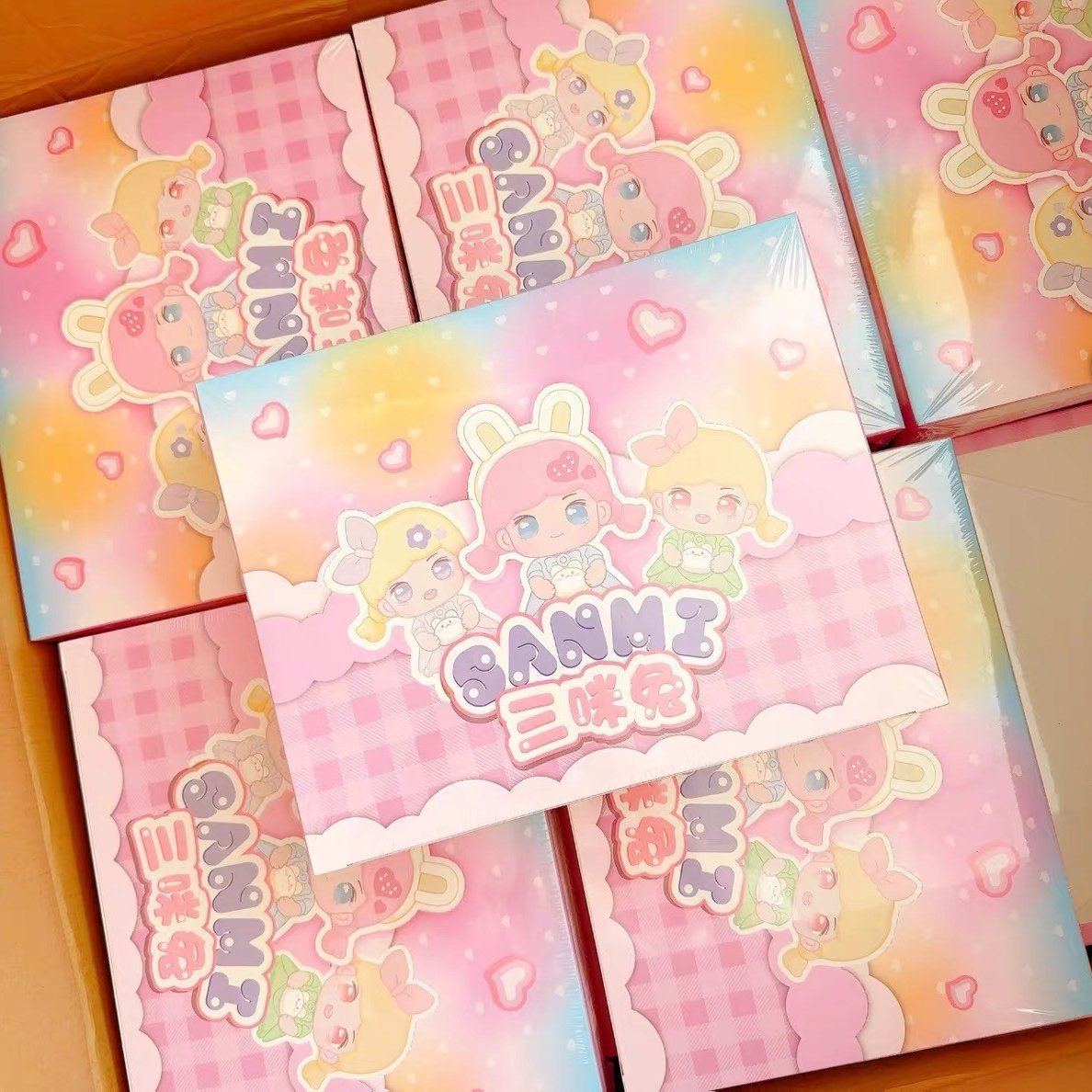 【豆代拆】三咪兔盲盒手办