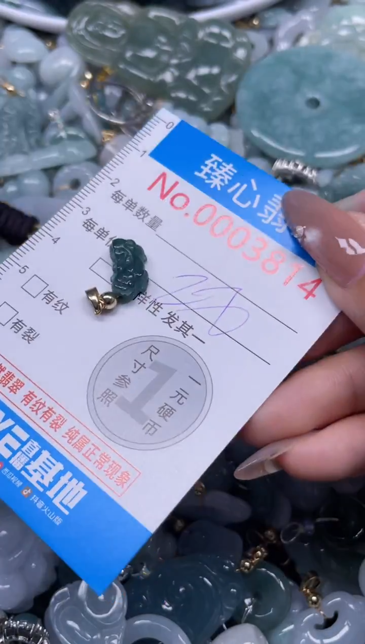 颈饰未镶嵌翡翠3814