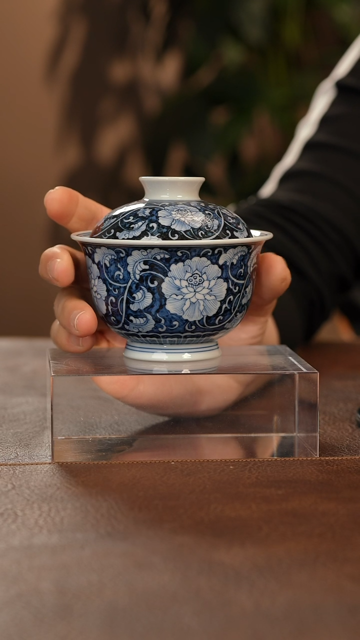 【闪购商品】瓷片青花瓷茶具斌芬陶瓷