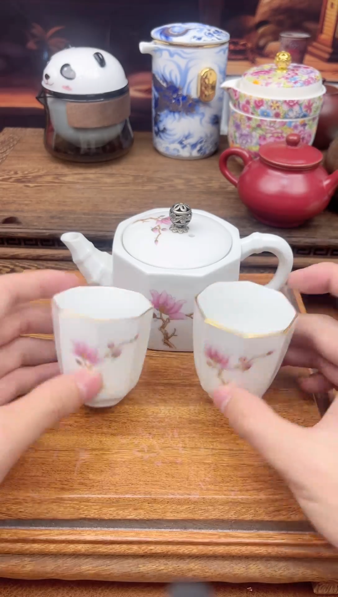 【闪购商品】陶瓷茶具摆件茶叶罐