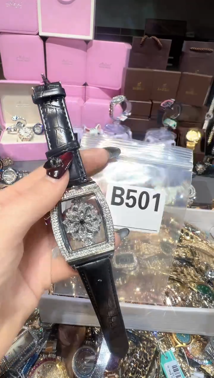 石英机芯不锈钢不锈钢直播定闪专用