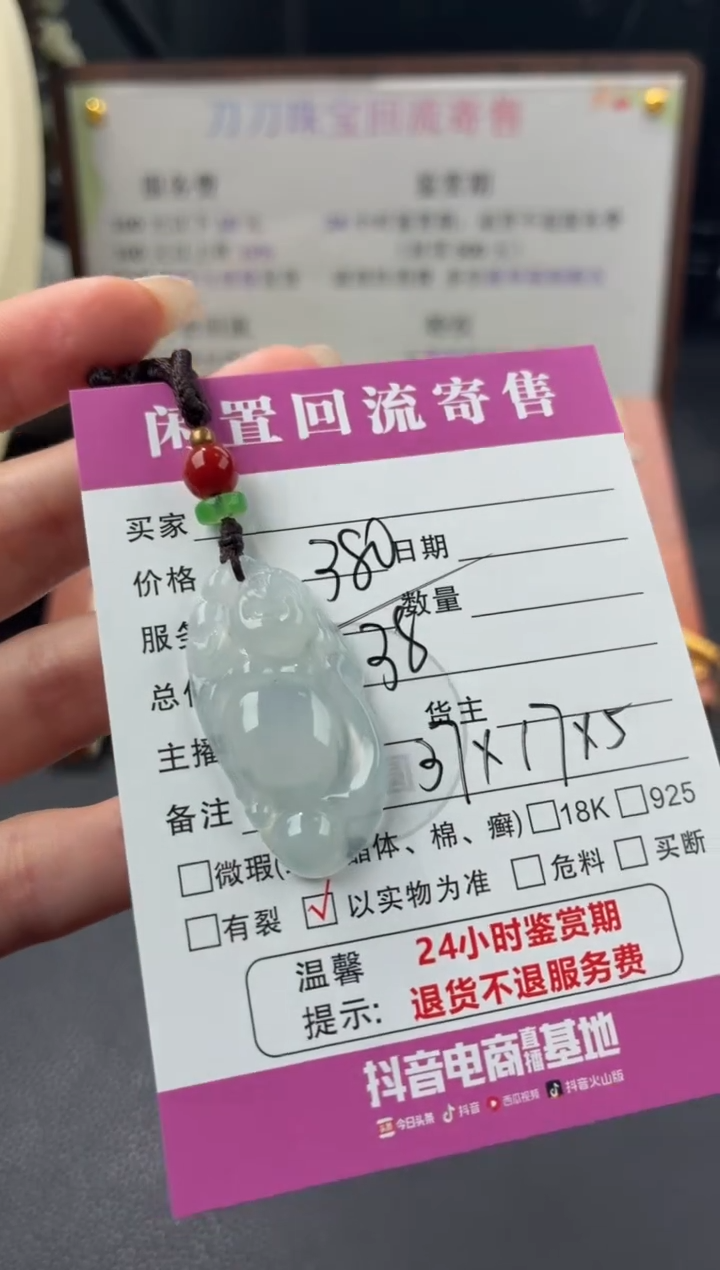 颈饰未镶嵌翡翠00003223