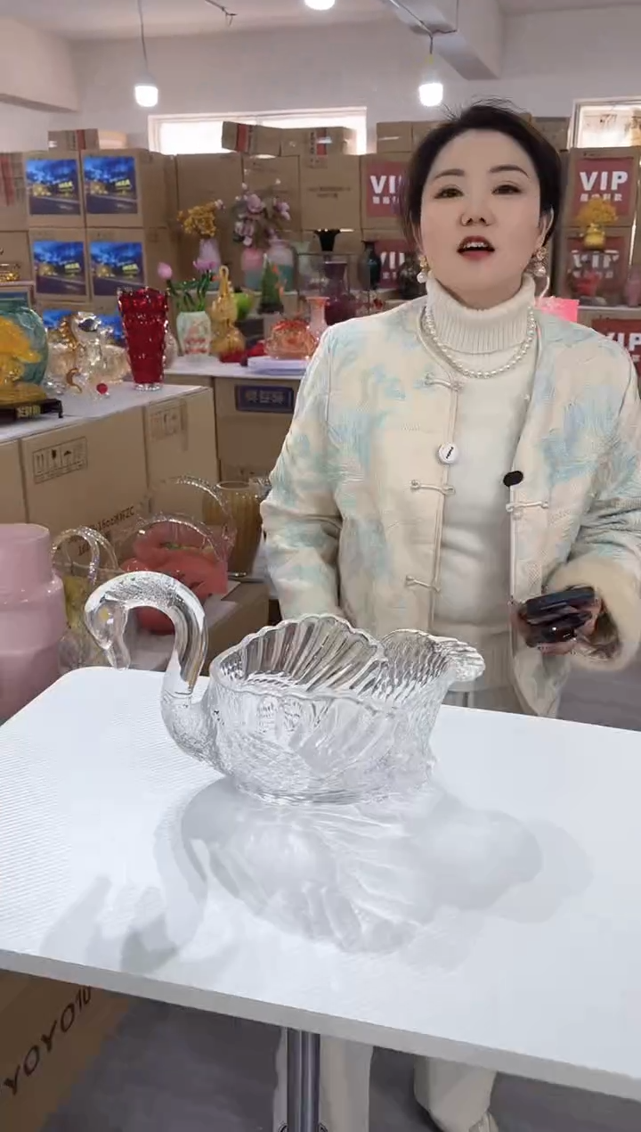 【闪购商品】琉璃椿野花瓶花器早R29