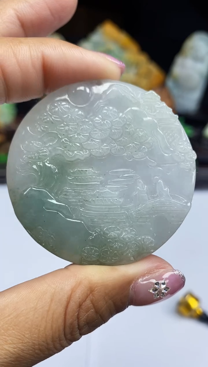 【闪购商品】翡翠颈饰未镶嵌翡翠A货