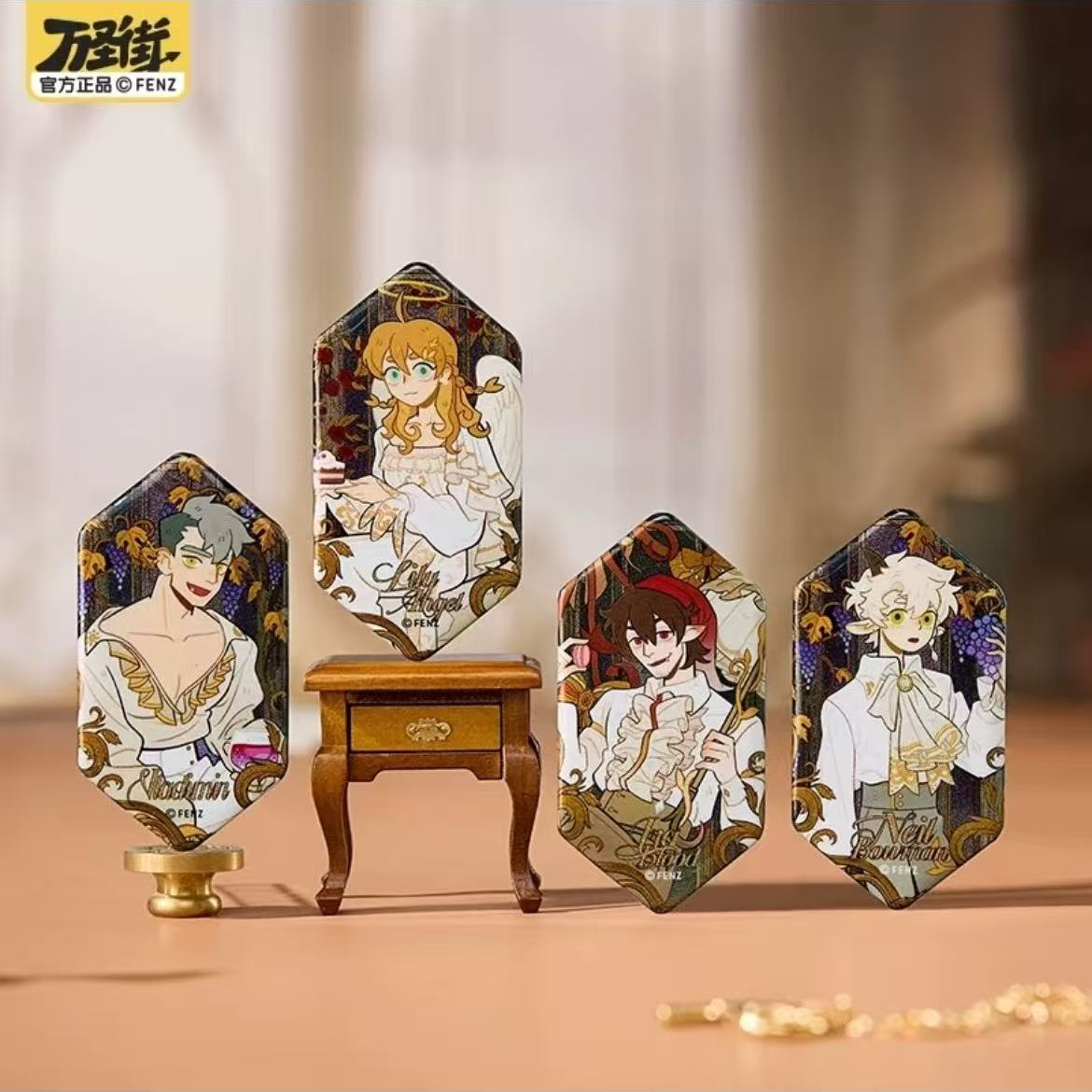【万圣街】万圣秘境系列马口铁徽章盲盒