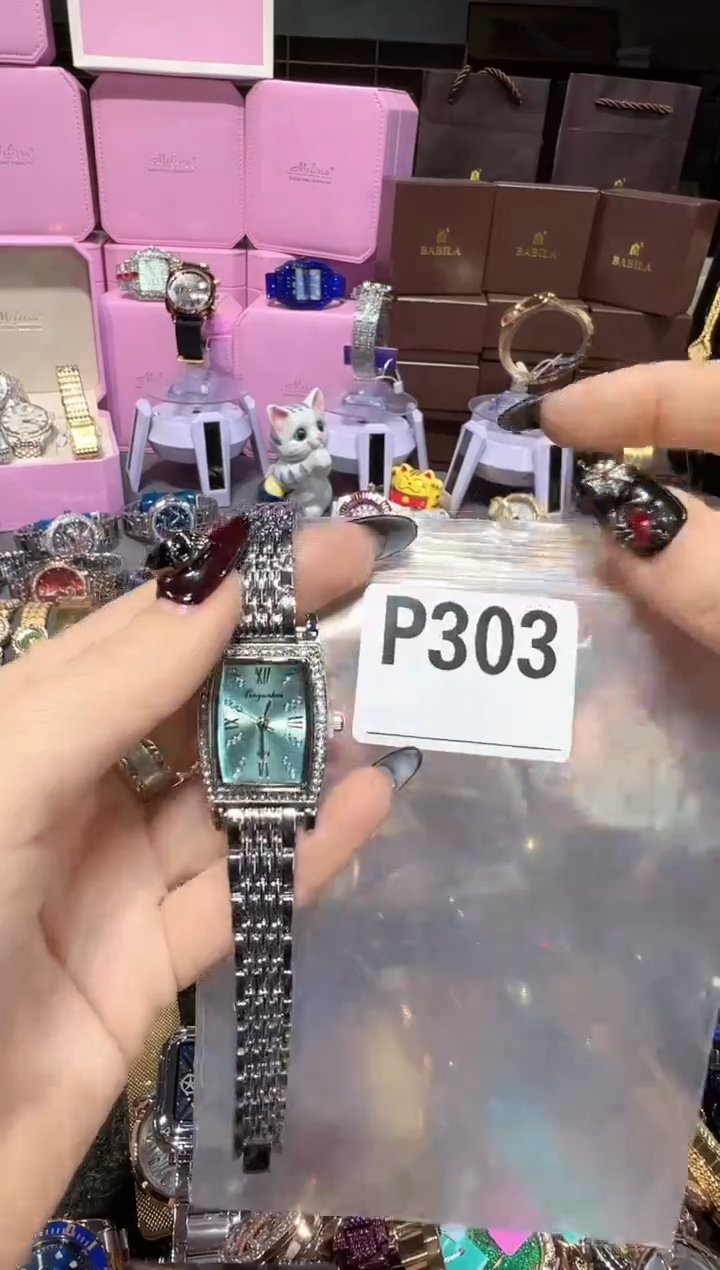 石英机芯不锈钢不锈钢直播定闪专用